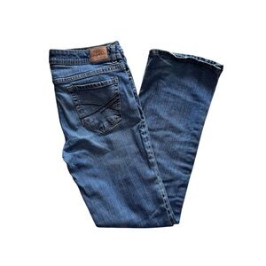 Aeropostale Juniors Chelsea Boot Cut Blue Denim Jeans Size 10 Regular/Normal